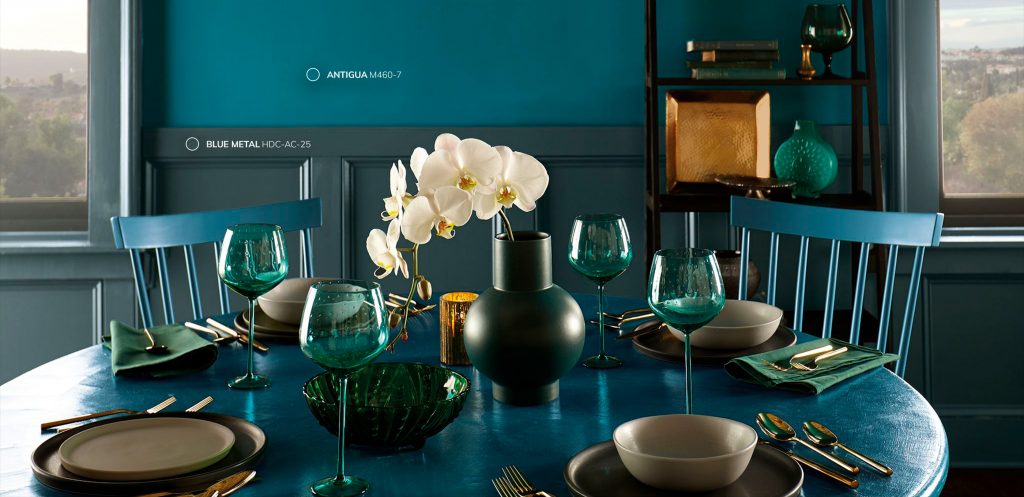 blue dining
